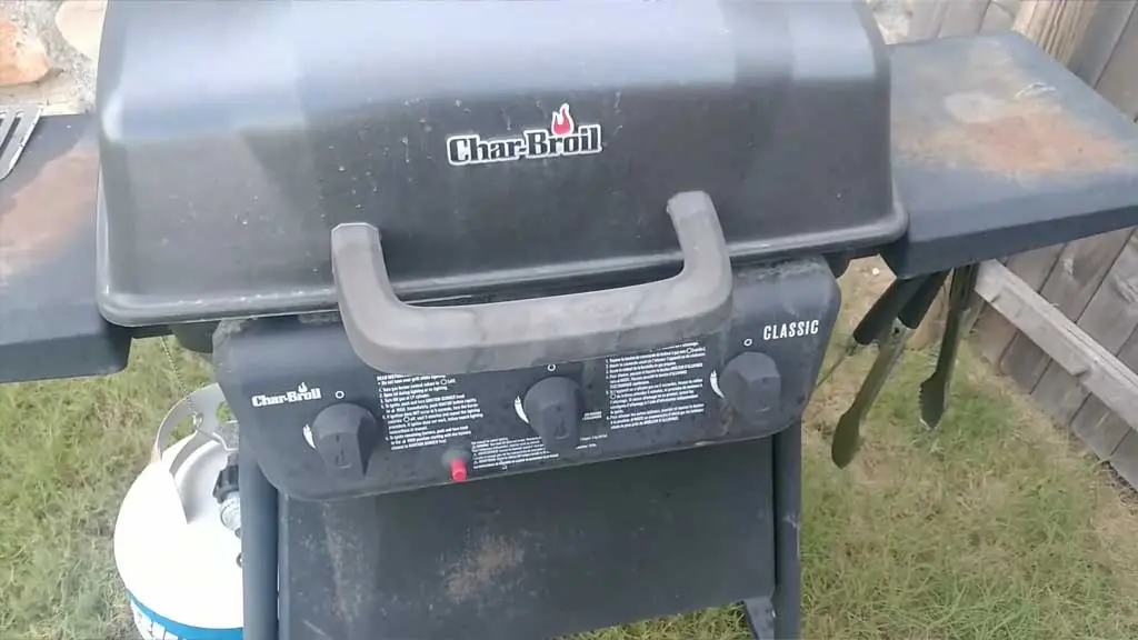 char broil grill flame shooting out