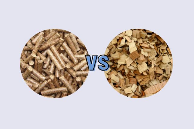 wood pellets vs wood chips