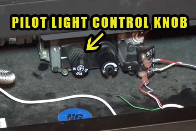 pilot light control knob