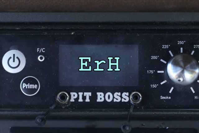 pit boss error code erh