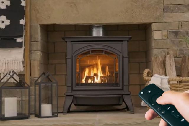 turn your existing manual gas fireplace as a smart remote control one