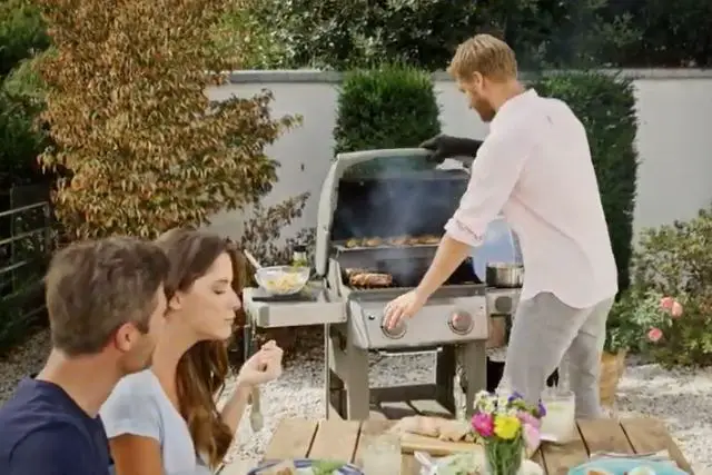 grilling in the middle of the day 