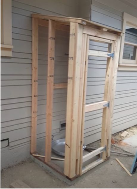 outdoor water heater enclosure