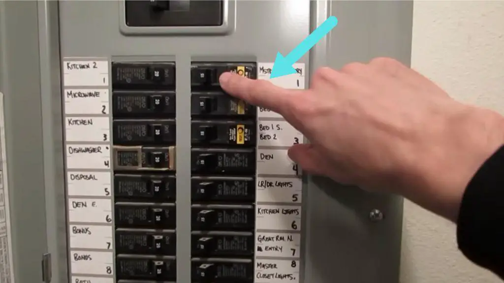 main circuit breaker