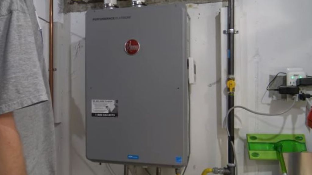 rheem tankless water heater no hot water