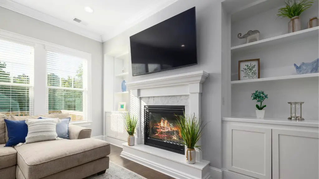 are electric fireplaces safe for tv