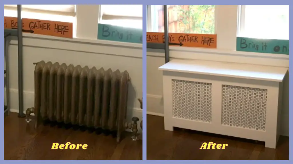 how to cover up a wall heater