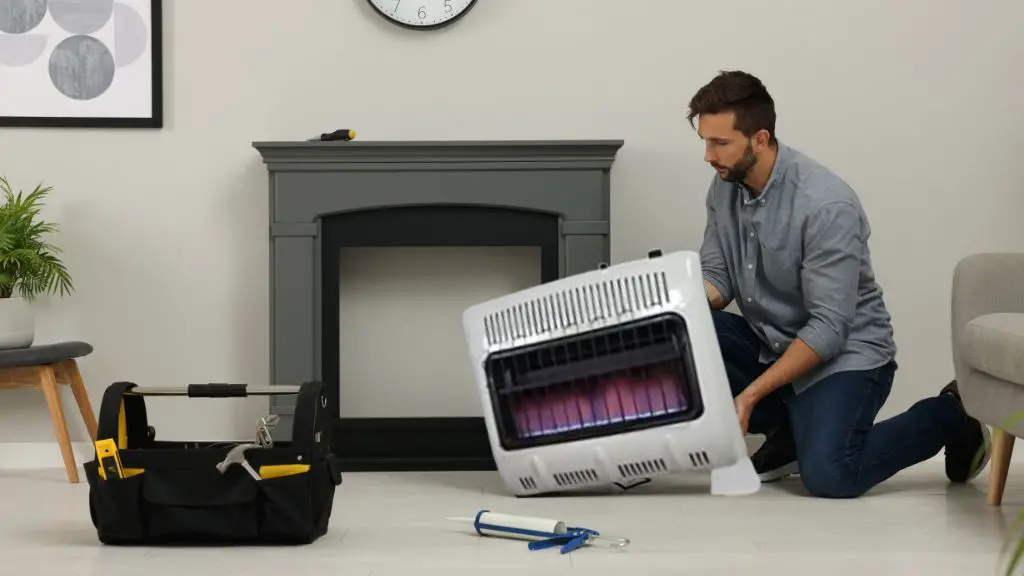 turn your wall furnace into a fireplace