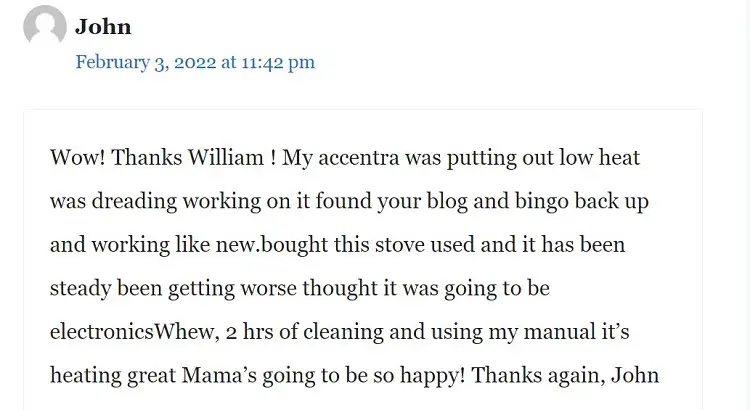 our reader John's feelings about William and fireplace hubs