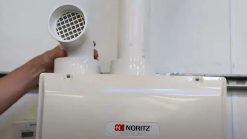 noritz tankless water heater blocked exhaust