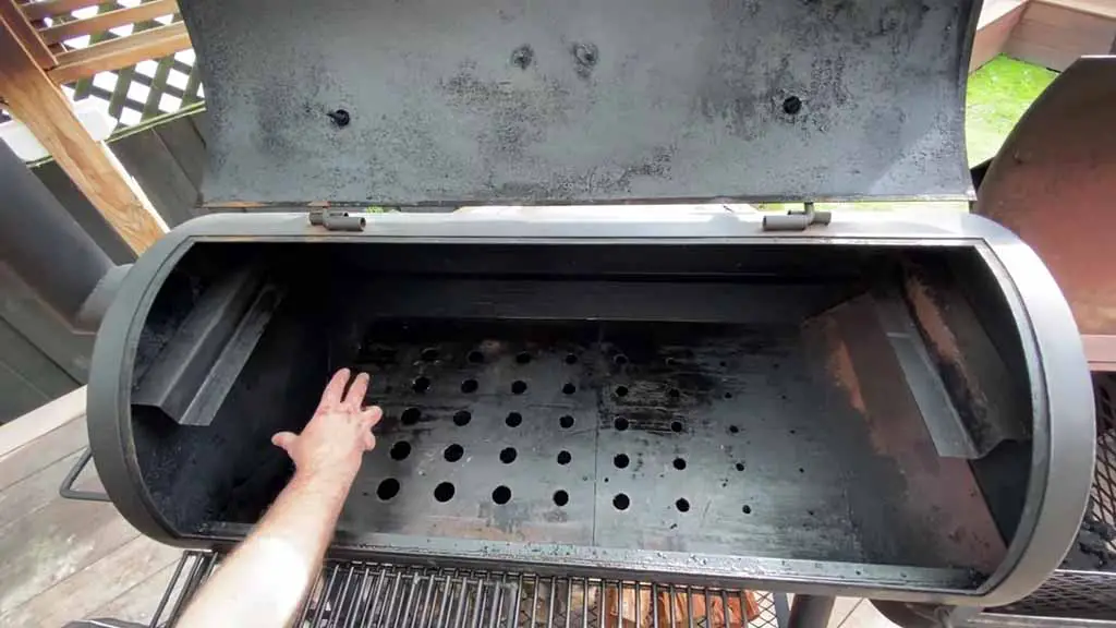 interior of the smoker