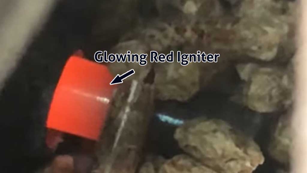 glowing red igniter