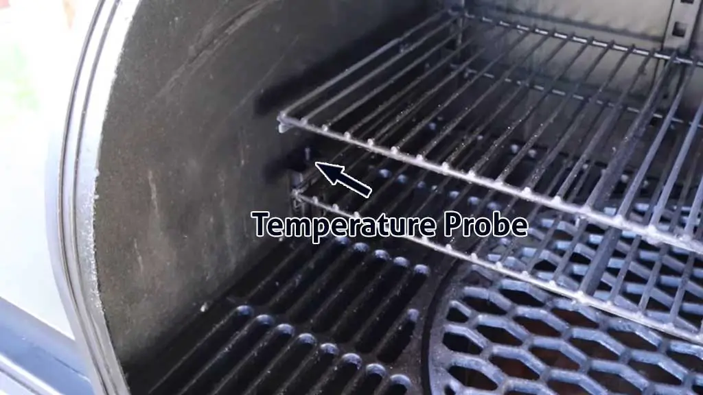 temperature probe of OJ pellet grill