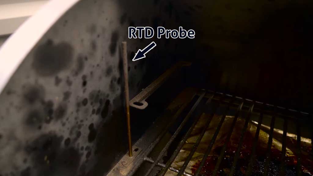 RTD probe of traeger grill