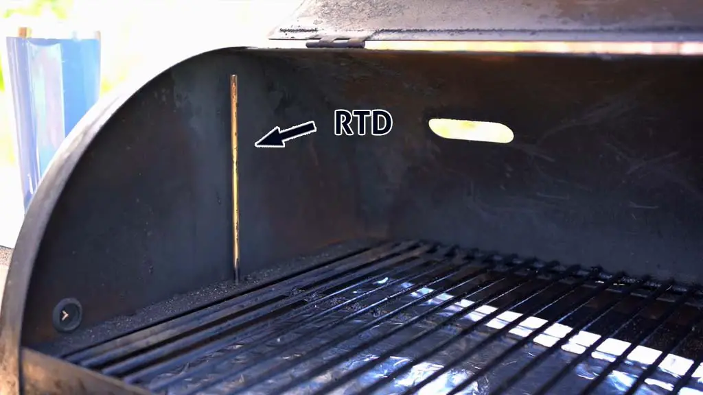 RTD of traeger grill