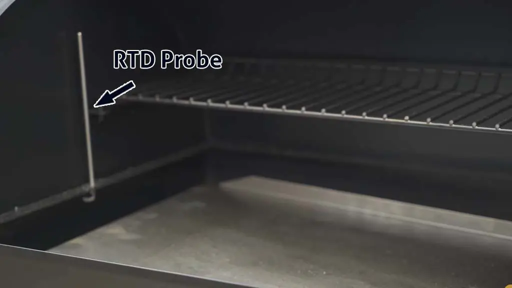 RTD probe of Traeger grill