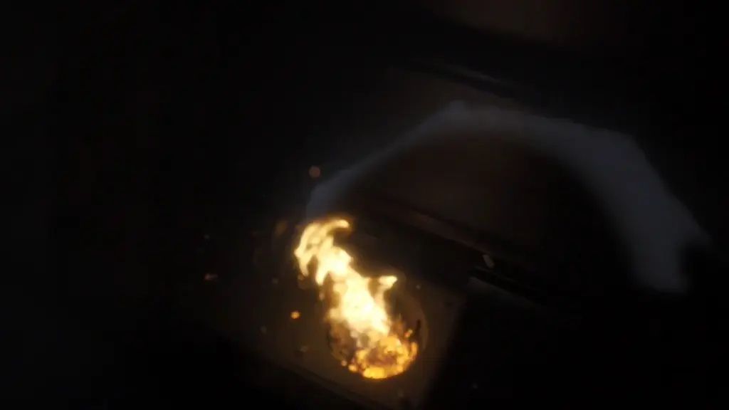 inside the firepot of green mountain grill