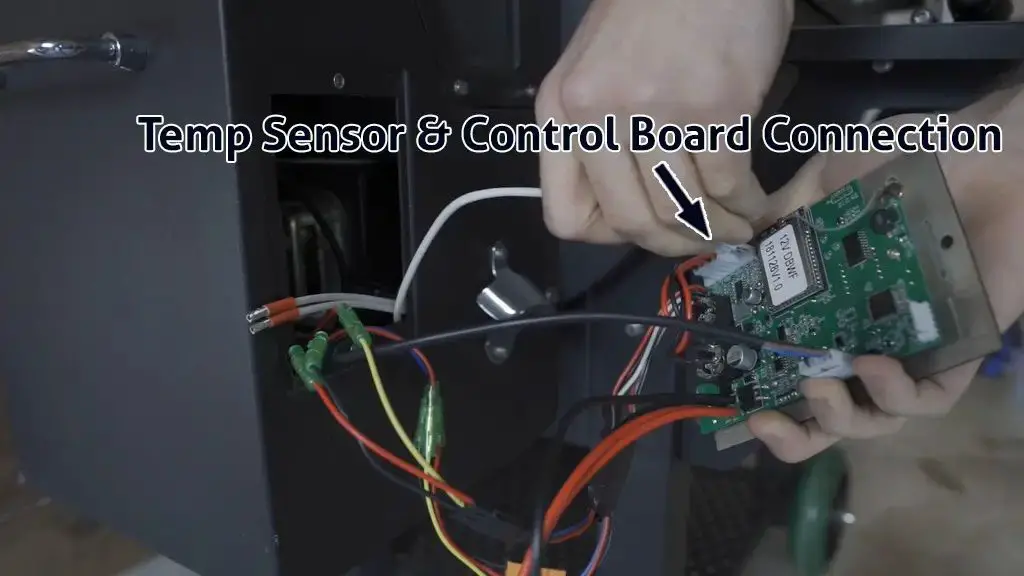 temp sensor & control board connection of green mountain grill