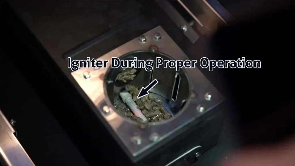 igniter during proper operation in green mountain grill